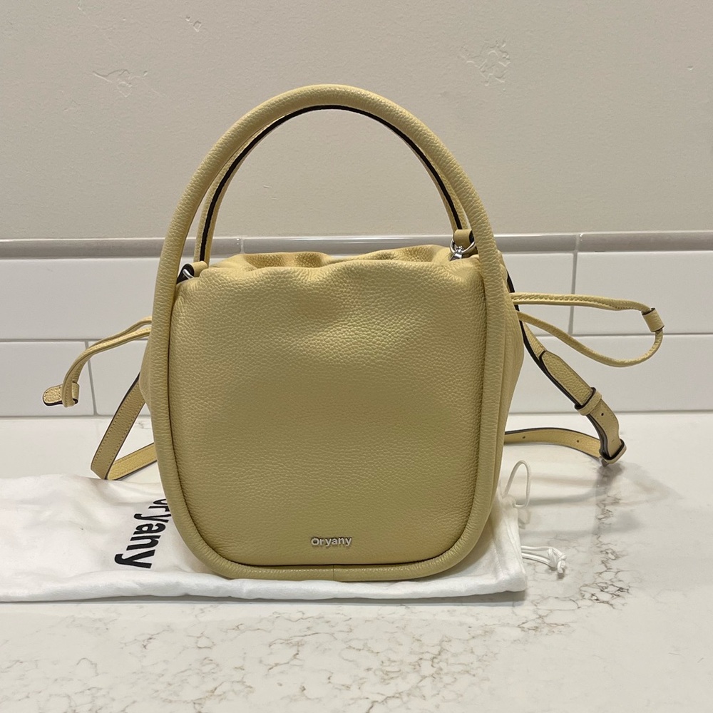 Oryany Yellow Handbag; Genuine Leather EUC